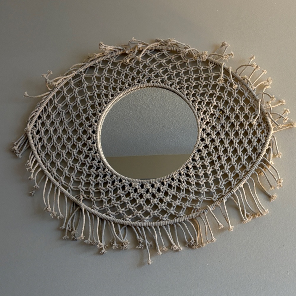 Bohemian Cream Wall Mirror